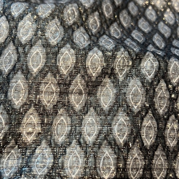 J. CREW skirt like new. Shiny material great for holiday parties - Picture 4 of 4